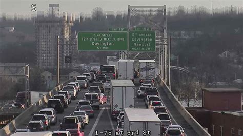 Update, 3 p.m.: Stand-still traffic reported on Interstate 71-75 and Interstate 275 to the Hebron exit. There is heavy traffic southbound on I-75 back up to Hopple Street on the Ohio side. Update .... 