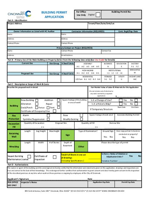 Cincinnati Permitting Portal