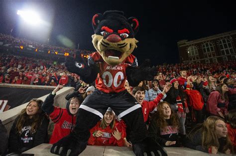 Cincinnati Bearcats. CINCINNATI — The 2023 UC football season kicks off in a little over two weeks, making it the perfect time for Part 1 of our game-by-game record prediction. Oddsmakers don't .... 