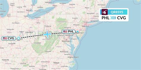 Flights from Cincinnati, OH to Philadelphia, PA cover the 500 miles (806 km) long journey taking on average 1 h 39 min with our travel partners like United, psa airlines or Republic Airlines. You can get the cheapest plane tickets for this route for as low as $96 (€85), but the average price of plane tickets is $262 (€231).. 