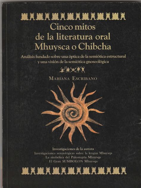 Cinco mitos de la literatura oral mhuysqa o chibcha. - Suzuki wagon r catálogo de piezas manual.
