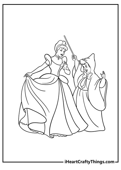 Cinderella Coloring Shee