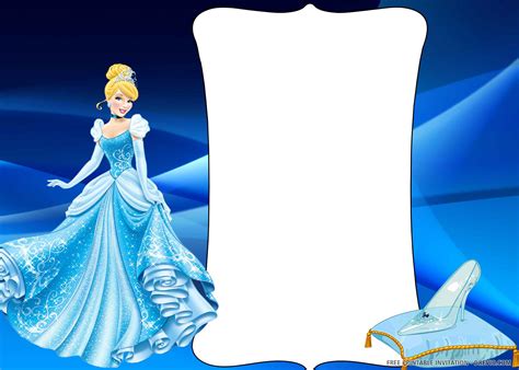 Cinderella Invitations Templates Free