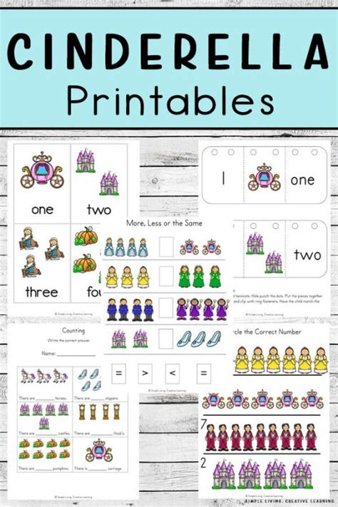 Cinderella Printables Simple Living. Creative Learning