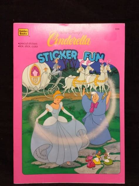 Cinderella Sticker Books eBay