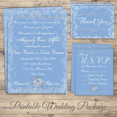 Cinderella Wedding Invitations