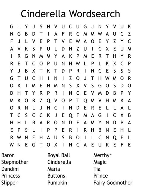 The crossword clue *'Cinderella'