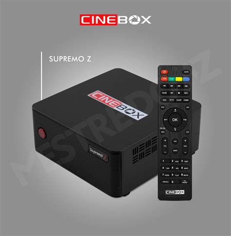 Cine box. Descrição do Cinebox Supremo S: O Cinebox Supremo S chegou! O novo modelo da Cinebox conta com serviço de liberação de canais via protocolos IKS/SKS/CS, além de conter um VOD de altíssima qualidade padrão Cinebox! O ele conta com um design minimalista e também acompanha todos os recursos da … 