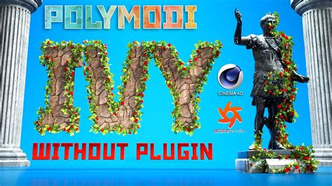 Cinema 4D Tutorial - IVY Without Plugin Ivy Grower