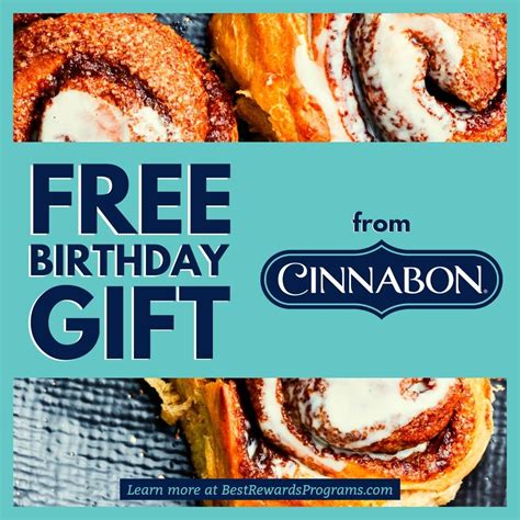 Cinnabon birthday reward. Now Cinnabon is super easy to use just like other food apps but it only has 4 locations. When you get rewards for signing up and your birthday other locations won’t accept the coupon since they aren’t on Cinnabon . That’s the most ridiculous thing I’ve ever heard of and I couldn’t get my birthday reward. Extremely disappointing !! 