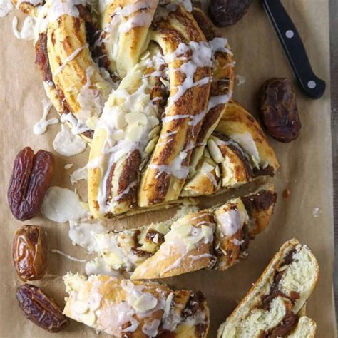 Cinnamon Loaf Bread with Medjool Date Filling