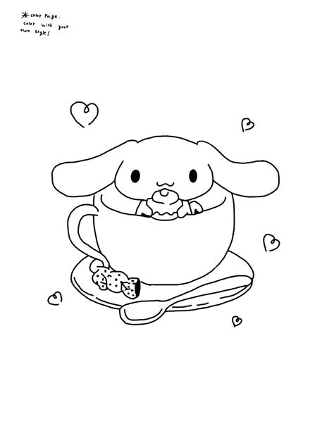 Cinnamonroll Coloring Page Notability Gallery