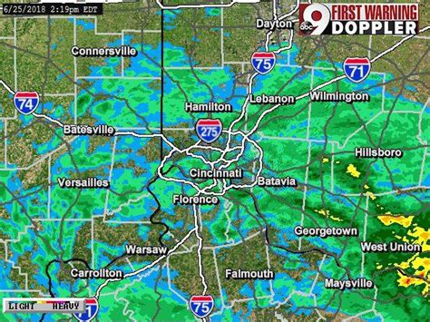 See the latest Ohio Doppler radar weather m