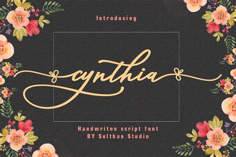 Cintya Script Font dafont.com