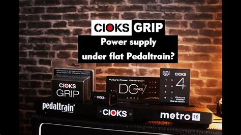 Cioks GRIP - How to set Power Supply under flat Pedaltrain