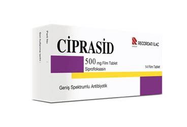 Ciprasid 500 mg fiyatı