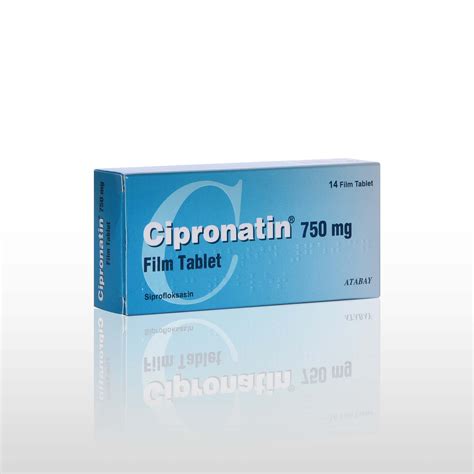 Cipronatin 750 mg film tablet