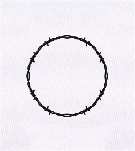 Circle Barbed Wire - Etsy