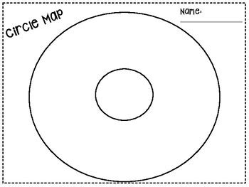 Circle Map Template Worksheets Teaching Resources Tpt