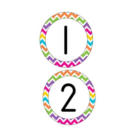 Circle Number Labels Teacha!