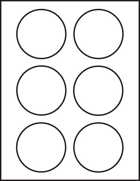 Circle Printable Labels