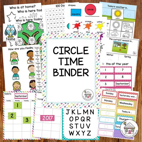 Circle Time Binder Preschool Circle Time Circle Time Activities Toddler Circle Time