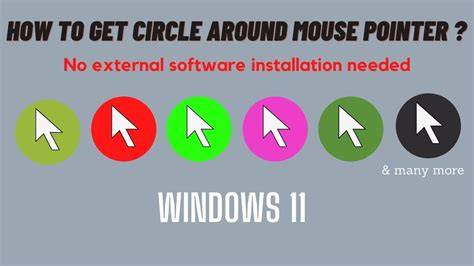 Circle around mouse pointer windows 11. link/TwitterLinkedIn: https://Ryder.  Subscribe fo...