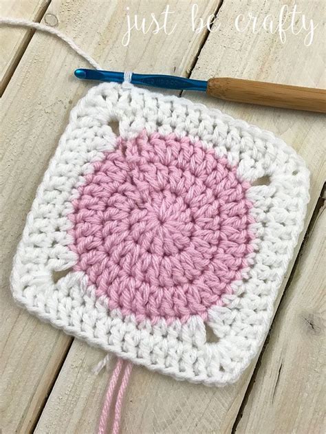 Circle in Square Crochet Tutorial for Beginners YouTube