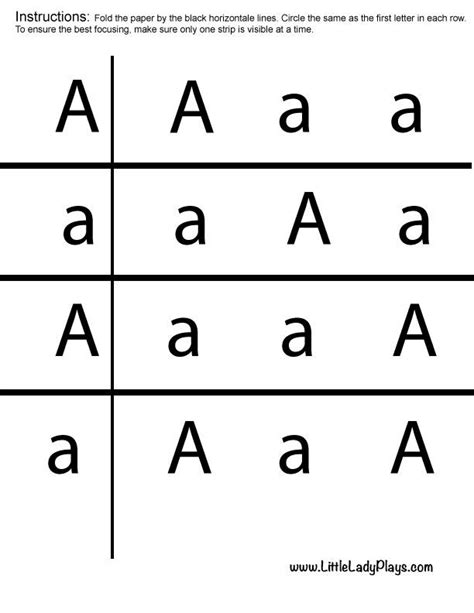 Circle the letters that are the same as the first box. Since there is a
