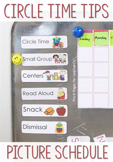 Circle time schedule Visual Schedules Pinterest Circles, For kids and Studentcentered