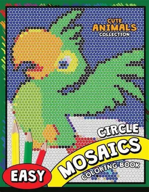 Download Circle Mosaics Coloring Book 3 Cute Animals Coloring Pages Color By Number Puzzle For Adults Flowers  Landscapes Coloring Books For Grownups Volume 3 By Kodomo Publishing