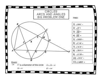 Angles worksheet central inscribed arcs answers worksheets lesson grade planet templates kids curated reviewed lessonplanet activities reviewer rating. ... unit 10 circles homework 4. Geometry worksheet 11.1-11.2 angles and arcs in a circle nameAngles arcs inscribed Circles angles arcs essays inscribed cheapestArcs angles..