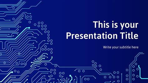 Circuit Board Powerpoint Powerpoint Free Powerpoint Powerpoint Templates