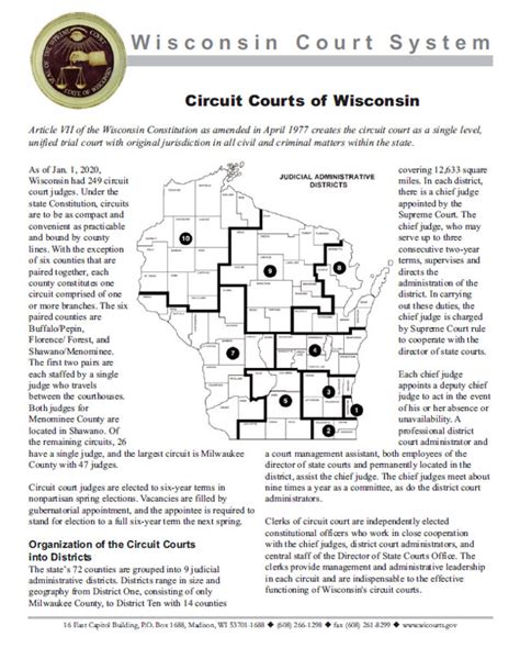 Circuit Courts - Wisconsin Court System