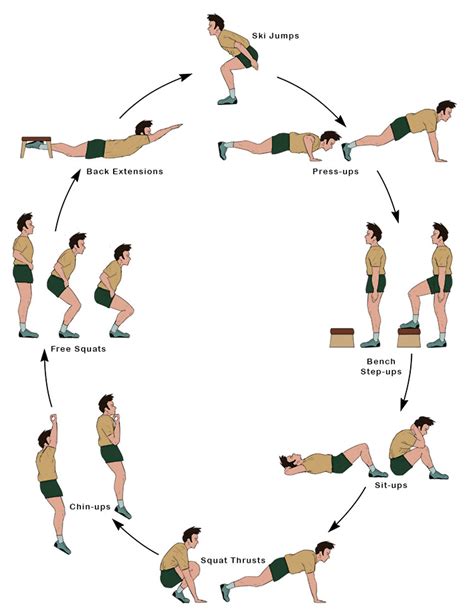 Circuit Training and Aerobic Exercise for Endurance