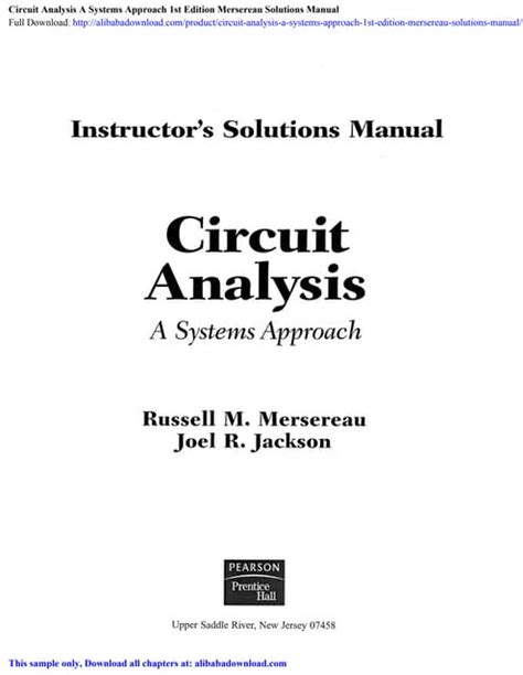 Circuit analysis a systems approach solutions manual. - Capitalismo e politica nell'era della globalizzazione.