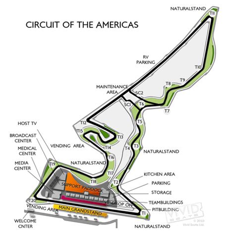 Circuit of The Americas Tickets & Seating Chart - ETC