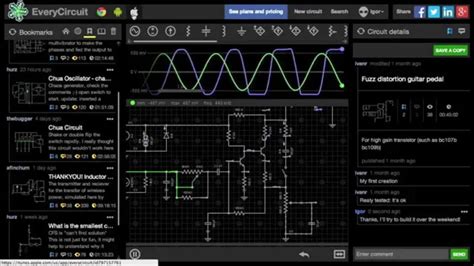 Circuit simulation software for students.  EveryCircuit is an excellent on...