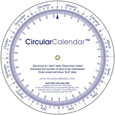 Circular Calendar