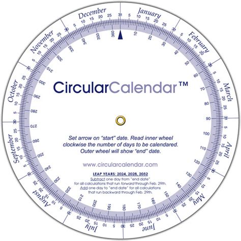 Circular Calendar™ Wheel Circular Calendar