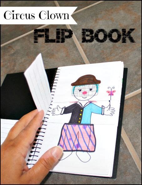 Circus Clown Flip Book #kids #activity