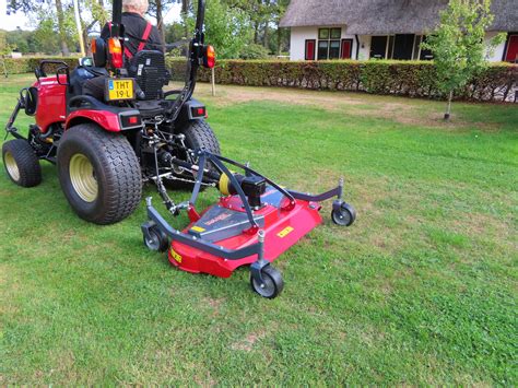 Cirkelmaaier voor groot gazon