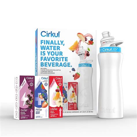 Cirkul compatible bottles. Cirkul water bottles come with unique attachable lids that are compatible with most major water bottle brands. Whether you're looking to upgrade your current water bottle or simply want to be able to easily switch between brands a Cirkul lid is the way to go!The Cirkul lid has a universal design that fits most water bottles with a 63mm diameter neck. 