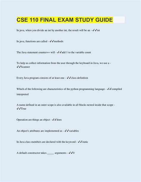 Cis 110 final exam study guide. - Stiga park pro 16 parts manual.