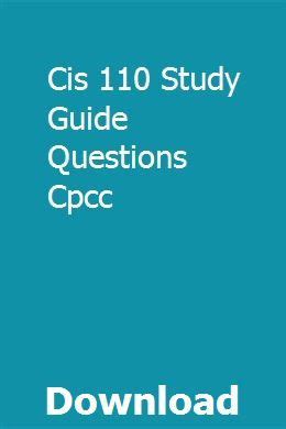 Cis 110 study guide questions cpcc. - Manual de reparacion chevrolet corsa 2005.
