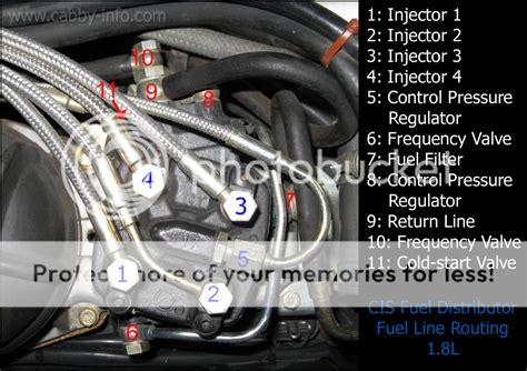 Cis fuel distributor.  Fuel lines for sure.  These components can be r...