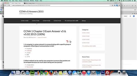 Cisco 1 Exam Answers
