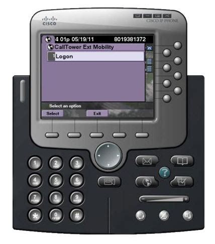 Cisco 79XX - Extension Mobility - CallTower Solutions Center