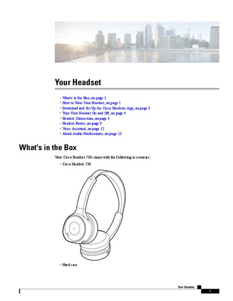 Cisco Headset 730 User Guide