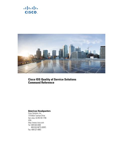 Cisco IOS Quality of Service Solutions Command Reference pdf
